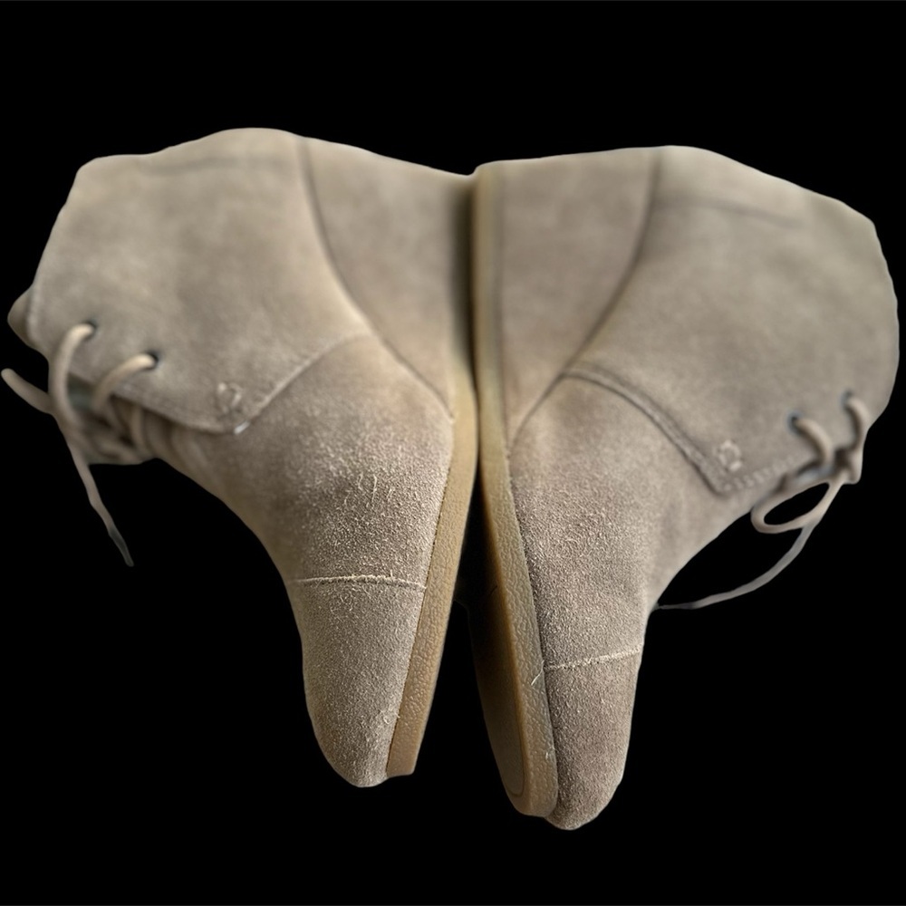 Toms Womens Desert Wedge Boot Taupe Suede Size 8.5 M - Picture 4 of 13